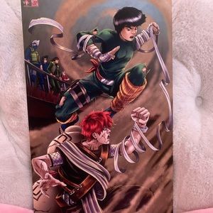 Rock Lee vs. Gaara poster